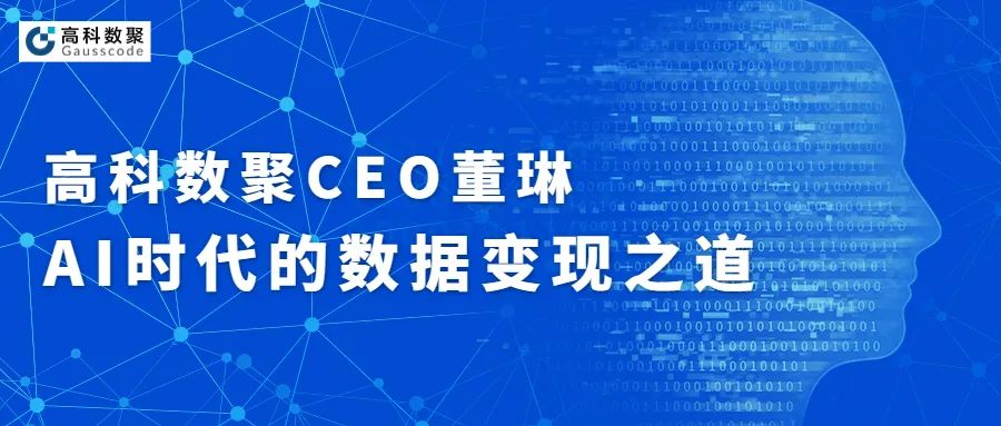 高科数聚CEO董琳：AI时代的数据变现之道
